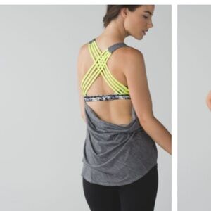 Lululemon Wild Tank – Size 6 – Built-in Bra + Strappy Back